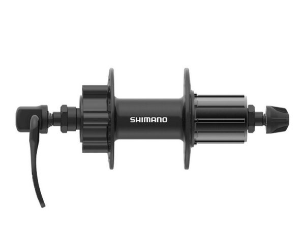 GLAVČINA ZADNJA SHIMANO FH-TX506, ZA ROTOR NA 6 VIJAKA 8/9/10 BRZINA 32R OLD:135MM QR:166MM(CRN), CRNA, IND.PACK