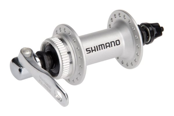 GLAVČINA PREDNJA SHIMANO ALIVIO HB-M435-S, 36R SREBRNA OLD:100MM OS:108MM QR(SREBRNA):133MM ZA NORMAL CENTER LOCK DISC BRAKE, SA ROTOR MOUNT NAVLAKOM, IND. PACK