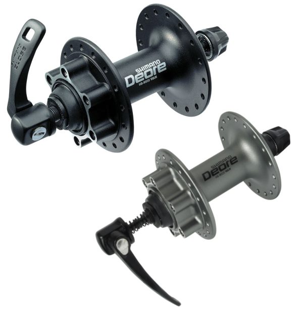 GLAVČINA PREDNJA SHIMANO DEORE HB-M525A, 36R, OLD 100MM, OSOVINA 108MM, QR 133MM, ZA ROTOR NA 6 VIJKOV, CRNA, IND.PACK