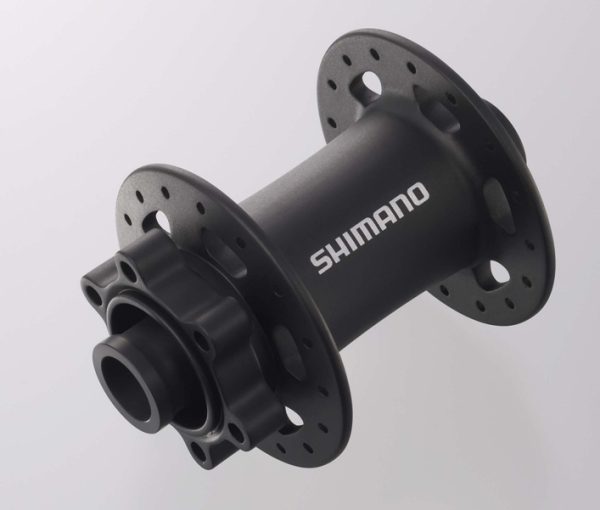 GLAVČINA PREDNJA SHIMANO DEORE XT HB-M758, 32R, ZA 6-BOLT DISC ROTOR, ZA TIP OSOVINE 15MM THRU (BEZ OSOVINE), OLD 100MM, CRNA, IND.PACK