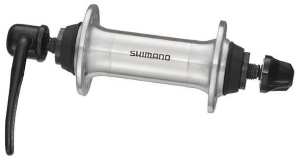 GLAVČINA PREDNJA SHIMANO HB-RM70-S, 36R, OLD 100MM, QR 133MM CRNA, SREBRNA, IND.PACK
