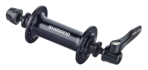 GLAVČINA PREDNJA SHIMANO HB-RS400, 36R, OLD 100MM, AXLE 108MM, QR 133MM, CRNA, IND.PACK