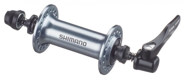 GLAVČINA PREDNJA SHIMANO HB-RS400, 28R, OLD 100MM, AXLE 108MM, QR 133MM, SREBRNA, IND.PACK