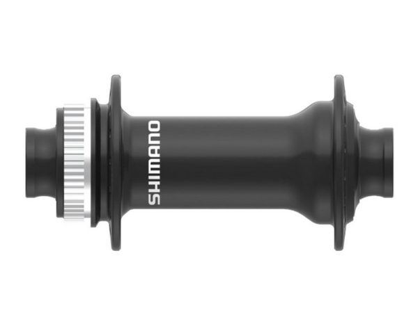 GLAVČINA PREDNJA SHIMANO HB-MT410, ZA ROTOR CENTER LOCK 32R, ZA 15MM THRU TIP OSOVINE(BEZ OSOVINE), OLD:100MM, BEZ ZAKLJUČNOG PRSTENA, CRNA, IND.PACK