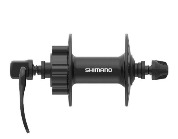 GLAVČINA PREDNJA SHIMANO HB-TX506, ZA ROTOR NA 6 VIJAKA 32R, QR:133MM(CRN), OLD:100MM, CRNA, IND.PACK