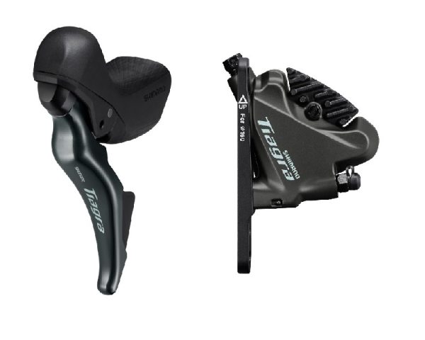 KOČNICA DISK SASTAVLJENA SHIMANO/J-KIT DIRECT, ST-4725(L), BR-4770(F) ZA 160MM ROTOR, RESIN PLOČICE (SA HLADNJAKOM), SAJLA MJENJAČA 1800MM, SM-BH90 BUŽIR CRN 1000MM, OT-SP41 600MM,IND.PACK