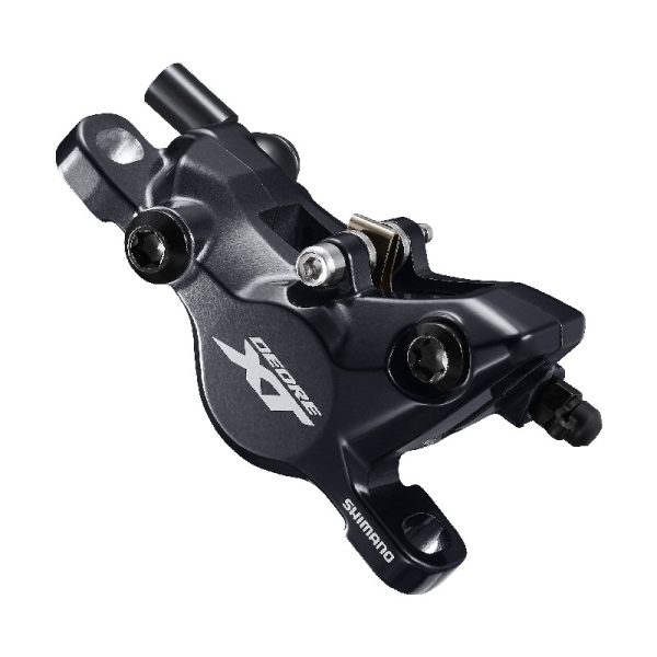 KOČNICA DISK HIDRAULIČNA SHIMANO XT BR-M8100, PREDNJA ILI ZADNJA ZA POST MOUNT, BEZ ADAPTERA, UKLJ. J04C METALNE PLOČICE (SA HLADNJAKOM), IND.PACK