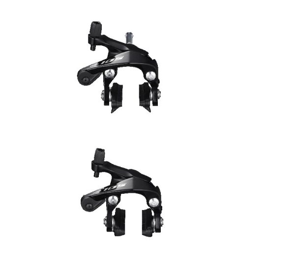 KOČNICA CESTNA SHIMANO BR-R7000, 105, PREDNJA I ZADNJA SET, CS51,SUNKEN NUT:10.5/12.5/18/27/32MM, R55C4 ULOŠCI ZA PAKNE, CRNA, IND.PACK