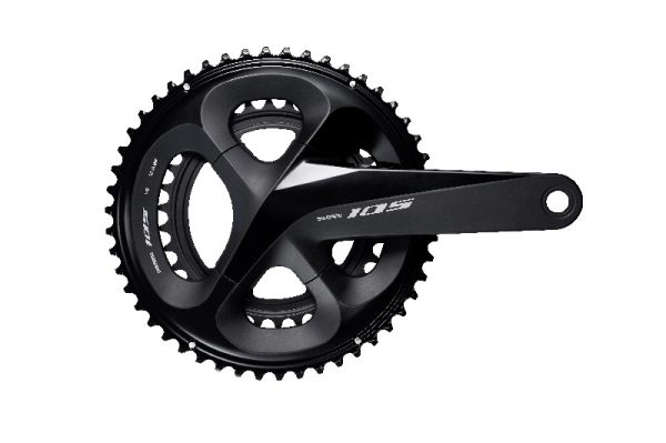 POGON SHIMANO FC-R7000, 105, ZA STRAŽNJI 11 BRZINA, HOLLOWTECH 2, 172.5MM, 50-34Z BEZ ŠTITNIKA, BEZ DIJELOVA OSOVINE POGONA, CRN, IND.PACK