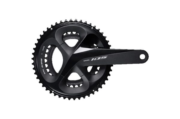 POGON SHIMANO FC-R7000, 105, ZA STRAŽNJI 11 BRZINA, HOLLOWTECH 2, 175MM, 50-34Z BEZ ŠTITNIKA, BEZ DIJELOVA OSOVINE POGONA, CRN, IND.PACK