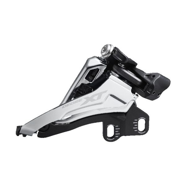 MJENJAČ PREDNJI SHIMANO DEORE XT FD-M8100-E, ZA 2X12 BRZINA, SIDE SWING, FRONT-PULL, E-TIP(BEZ PLOČICE OSI POGONA), CS-ANGLE:66-69, ZA TOP LANČANIK:36-38Z, CL:48.8/51.8MM, IND.PACK