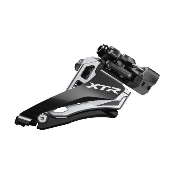 MJENJAČ PREDNJI SHIMANO XTR FD-M9100-M, ZA 2X12, SIDE SWING, FRONT-PULL, OBUJMICA 34.9MM (UKLJUČ. ADAPTER 31.8MM I 28.6MM), CS-ANGLE:66-69, ZA TOP LANČANIK:38Z, CL:48.8/51.8MM,IND.PACK