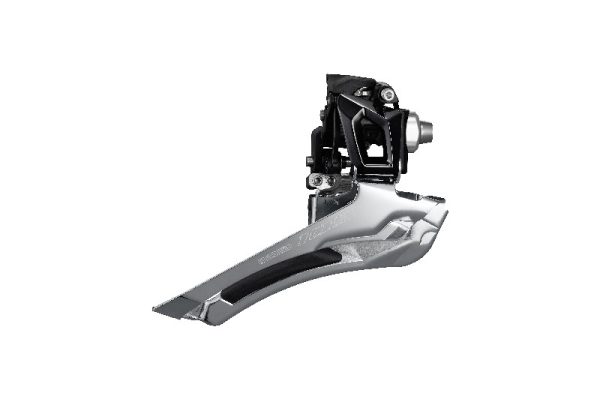 MJENJAČ PREDNJI SHIMANO 105 FD-R7000-L, ZA STRAŽNJI 11 BRZINA, DOWN-SWING, BRAZED-ON TIP, CS-ANGLE:61-66, ZA TOP LANČANIK:46-53T, CL :43.5MM, CRN, IND.PACK