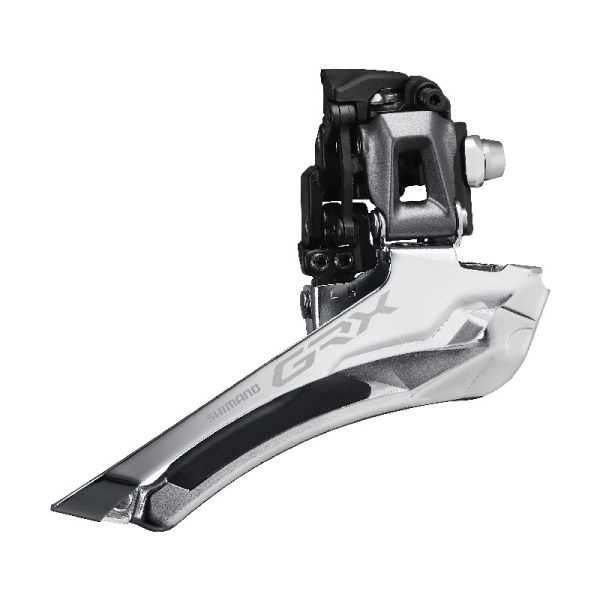 MJENJAČ PREDNJI SHIMANO GRX FD-RX810, ZA STRAŽNJI 11 BRZINA, DOWN-SWING, DOWN-PULL, BRAZED-ON TIP, CS-ANGLE:61-66, ZA TOP LANČANIK:46-50Z, CL:46MM, IND.PACK