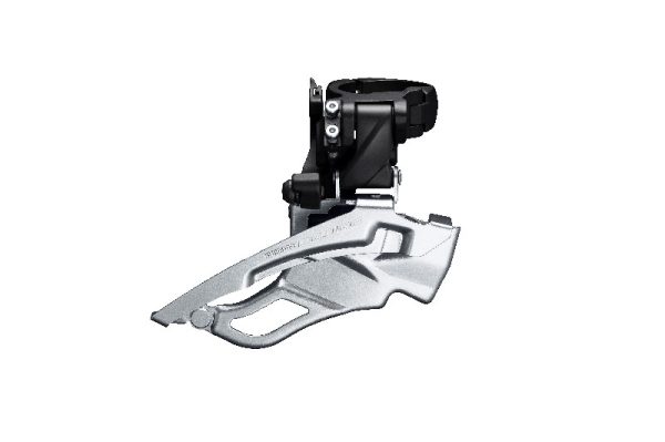 MJENJAČ PREDNJI SHIMANO DEORE FD-T6000-H-3, ZA TRIPLE POGON, ZA STRAŽNJI 10 BRZINA, HIGH CLAMP, DOWN SWING, DUAL PULL, OBUJMICA 34.9MM (SA ADAPTEROM 28.6MM I 31.8MM), CS ANGLE 63-66, ZA VELIKI LANČANIK LANČANIKA 44-48Z, CRN, IND.PACK