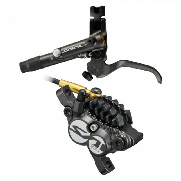 KOČNICA DISK SASTAVLJENA/J-KIT SHIMANO SAINT, BL-M820-B(R), BR-M820(R), BEZ ADAPTERA, METALNE PLOČICE (SA HLADNJAKOM), BUŽIR SM-BH90-SBLS 1700MM(CRN), UKLJ. OLIVU/INSERT IND.PACK