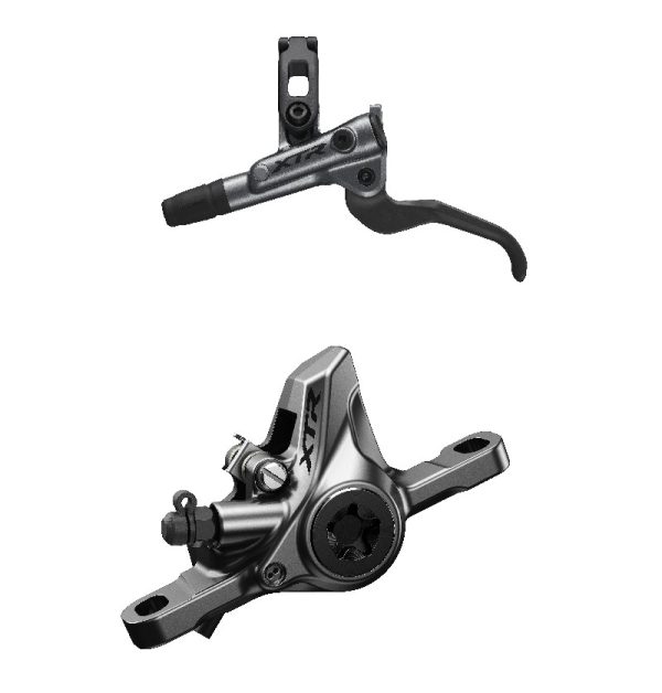 KOČNICA DISK SASTAVLJENA SHIMANO XTR BL-M9100(L), BR-M9100(F), BEZ ADAPTERA, RESIN PLOČICE(BEZ HLADNJAKA), SM-BH90-SS 1000MM(CRN), DODAJ OLIVU/INSERT IND.PACK