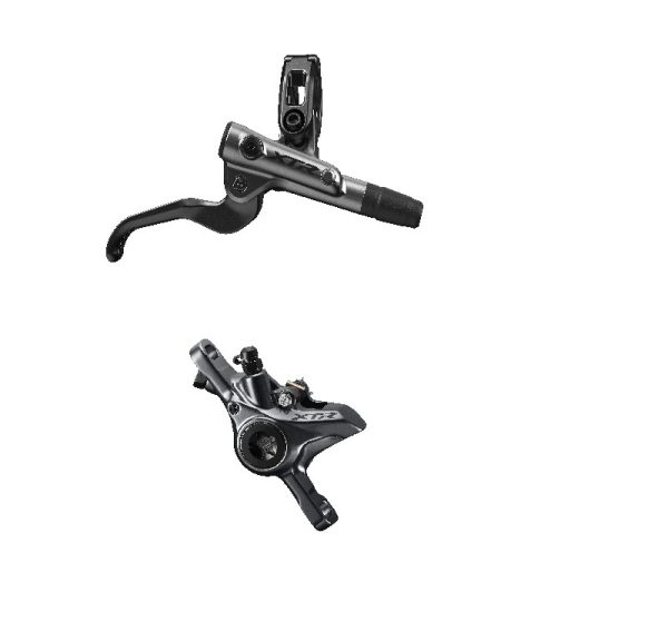 KOČNICA DISK SASTAVLJENA SHIMANO XTR BL-M9100(R), BR-M9100(R), BEZ ADAPTERA, METALNE PLOČICE BEZ HLADNJAKA, SM-BH90-SS 1700MM(CRN), DODAJ OLIVU/INSERT IND.PACK