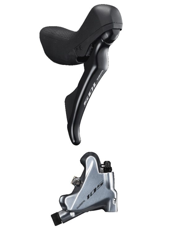 KOČNICA DISK SASTAVLJENA SHIMANO/J-KIT DIRECT, ST-R7020(R),BR-R7070(R) SREBRNA,ZA 25MM MNT,RESIN PLOČICE(SA HLADNJAKOM),SL INNER 2200MM,SM-BH90 1700MM,OT-SP41 600/300MM,IND.PACK