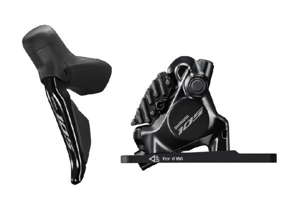 KOČNICA DISK SASTAVLJENA SHIMANO J-kit DIRECT, 105 ST-R7170(L), BR-R7170(F), FOR 160MM ROTOR,RESIN PAD(W/FIN), W/CONNECTER INSERT, 1000MM(SM-BH90 BLK), 1 GROUP, IND.PACK