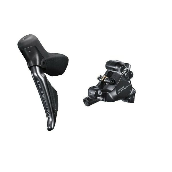 KOČNICA DISK SASTAVLJENA/J-kit DIRECT, ULTEGRA ST-R8170(L), BR-R8170(F), FOR 160MM ROTOR, RESIN PAD(W/FIN), W/CONNECTER INSERT, 1000MM(SM-BH90 BLK), 6 GROUP, IND.PACK