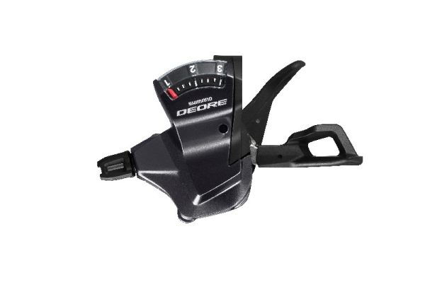 RUČICA MJENJAČA SHIMANO DEORE SL-T6000-L, LIJEVA 3 BRZINE, SAJLA 1800MM, OGD, CRNA, IND.PACK