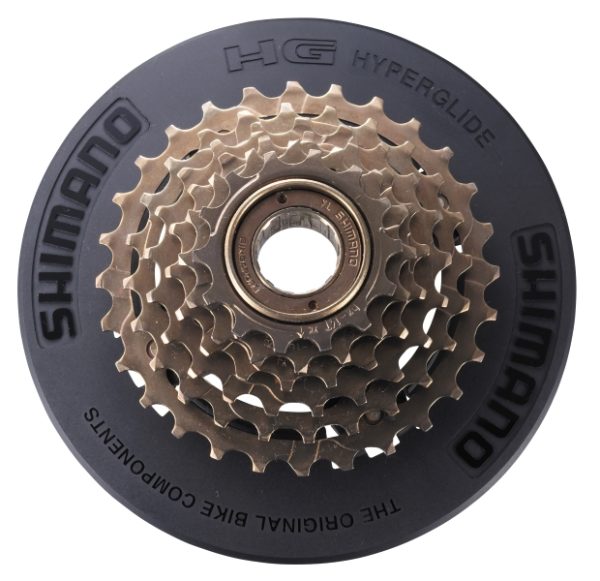 LANČANIK NAVOJNI SHIMANO TOURNEY MF-TZ20-CP, 6 BRZINA, 14-16-18-21-24-28Z SMEĐA BRZINA, SA CRNOM ZAŠTITOM LANCA, BULK