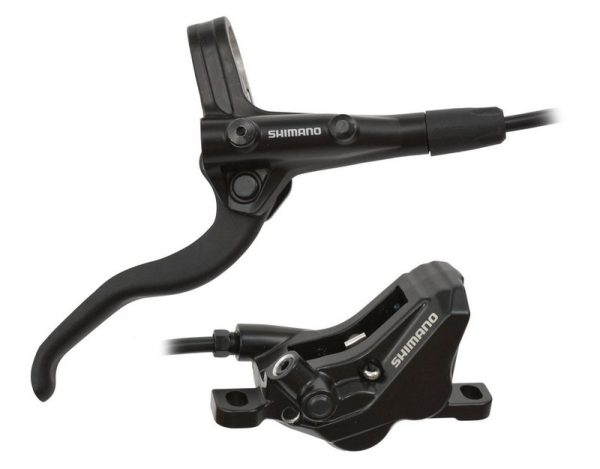 KOČNICA DISK SASTAVLJENA SHIMANO, BL-MT401(R), BR-MT420(R), CRNA (CRNA POLUGA RUČICE), BEZ ADAPTERA, RESIN PLOČICE (BEZ HLADNJAKA), 1700MM (SM-BH90SS CRN), UKLJ. OLIVU I INSERT, IND.PACK