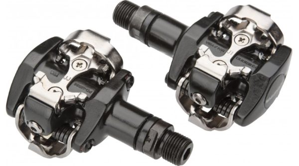 PEDALE SHIMANO PD-M505-L, SPD, BEZ REFLEKTORA, SA PLOČICAMA SM-SH51, CRNE, IND.PACK