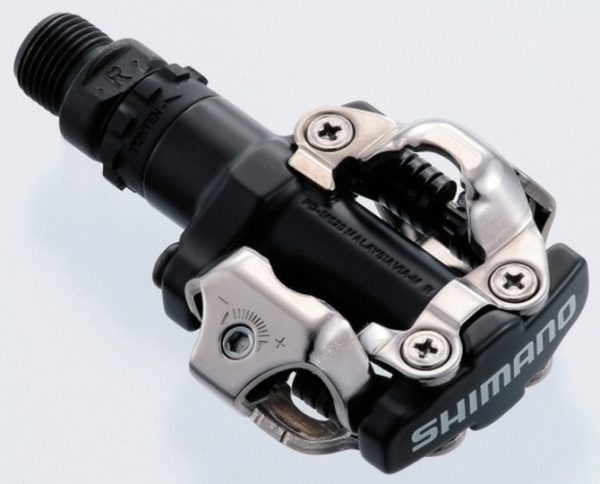 PEDALE SHIMANO PD-M520L, SPD, BEZ REFLEKTORA, SA PLOČICAMA, CRNE, IND.PACK