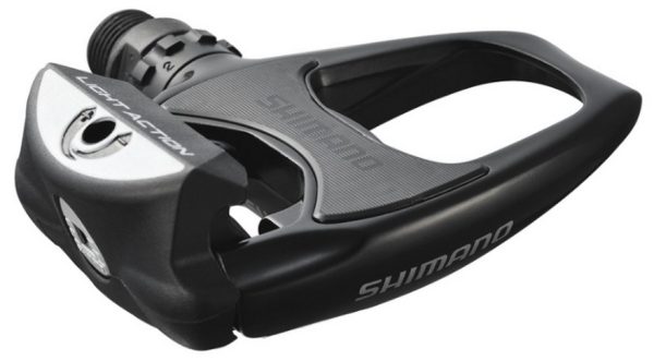 PEDALE SHIMANO PD-R540-LA, SPD-SL, LIGHT ACTION STEP IN/OUT, BEZ REFLEKTORA, SA PLOČICAMA SM-SH11, CRNE, IND.PACK