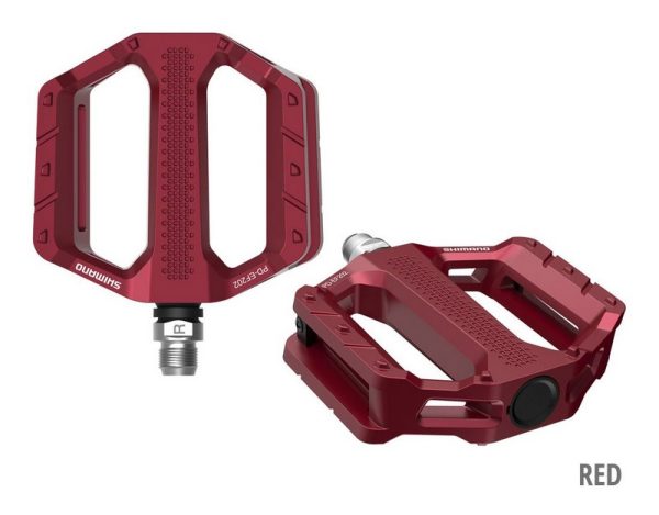 PEDALE SHIMANO PD-EF202, BEZ REFLEKTORA, CRVENE, IND.PACK