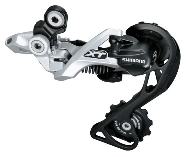 MJENJAČ ZADNJI SHIMANO DEORE XT RD-M780-GS, 10 BRZINA, TOP-NORMAL, SHADOW, DIRECT ATTACHMENT TIP, SREBRN, IND.PACK