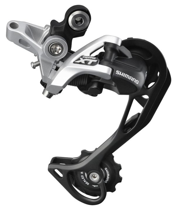 MJENJAČ ZADNJI SHIMANO DEORE XT RD-M781-SGS, 10 BRZINA, SHADOW, DIRECT ATTACHMENT (DIRECT MOUNT KOMPATIBILNO), SREBRN, IND.PACK