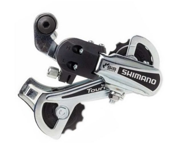MJENJAČ ZADNJI SHIMANO TOURNEY, RD-TY21-B, GS KLIJETKA, 6 BRZINA, DIRECT ATTACHMENT TIP, SREBRN, BULK