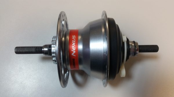 GLAVČINA ZADNJA SA UNUTRANJIM BRZINAMA SHIMANO NEXUS SG-3R75-A, 3 BRZINE, 36R, 122X174MM (NO NEED PUSH ROD), ZA HEAVY DUTY USAGE, BULK