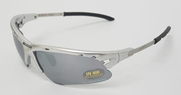 NAOČALE SHIMANO TECHNIUM, FRAME SHINY METAL, COLOR TPE:SOLID BLACK, COLOR OF STANDARD LENS:S2 SMOKE SILVER MIRROR , COLORS OF EXTRA LENSES: ORANGE FLASH MIRROR / CLEAR