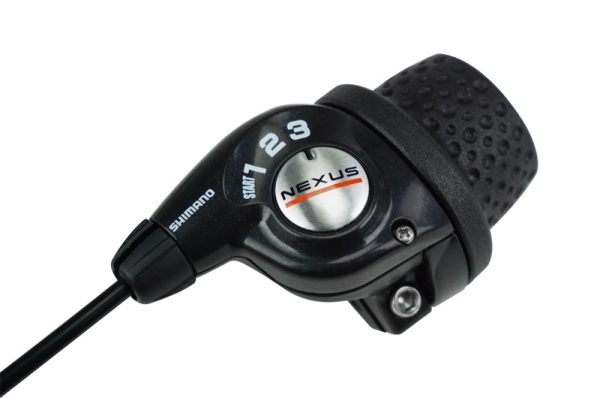 RUČICA MJENJAČA SHIMANO NEXUS SL-3S35E, 3 BRZINE, REVO, SAJLA MJENJAČA 1200MM, BUŽIR MJENJAČA SP 40 CRN, SEALED CAP, BELL CRANK 3 (DIE CAST) EXP-TPE, BULK.