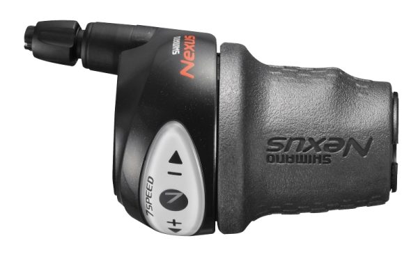 RUČICA MJENJAČA SHIMANO NEXUS SL-7S31, 7 BRZINA, REVO SHIFTER, SAJLA 2330MM, BUŽIR 2100MM CRN/RESIN CAP/INNER VIJAK, ZA CJ-NX10, CRNA, IND.PACK