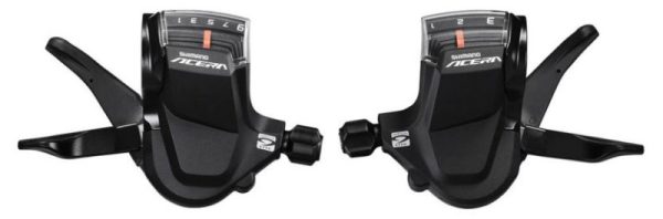 RUČICA MJENJAČA SHIMANO ACERA SL-M3000, 9X3 BRZINE, SAJLA MJENJAČA 2050/1800MM STAINLESS, BUŽIR MJENJAČA SP40 600/600/300MM CRN, OGD, IND.PACK