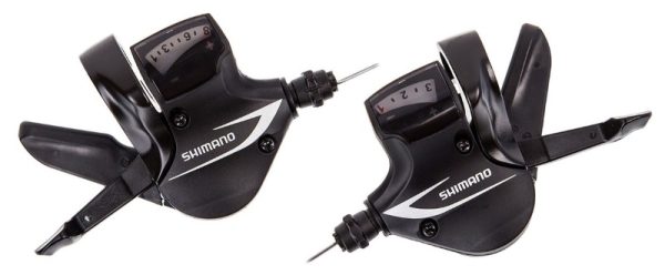 RUČICA MJENJAČA SHIMANO ACERA SL-M360, 8X3 BRZINA, SAJLA SUS 2050MM/1800MM, BUŽIR SP40 600MM/600MM/300MM CRNA, SA O.G.D., IND.PACK