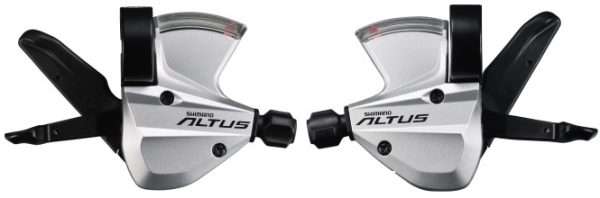 RUČICA MJENJAČA SHIMANO ALTUS SL-M370-S, 9X3 BRZINE, SAJLA MJENJAČA 2050/1800MM, BUŽIR MJENJAČA SP40 600X600X300MM CRN, SA O.G.D., SREBRNA, IND.PACK