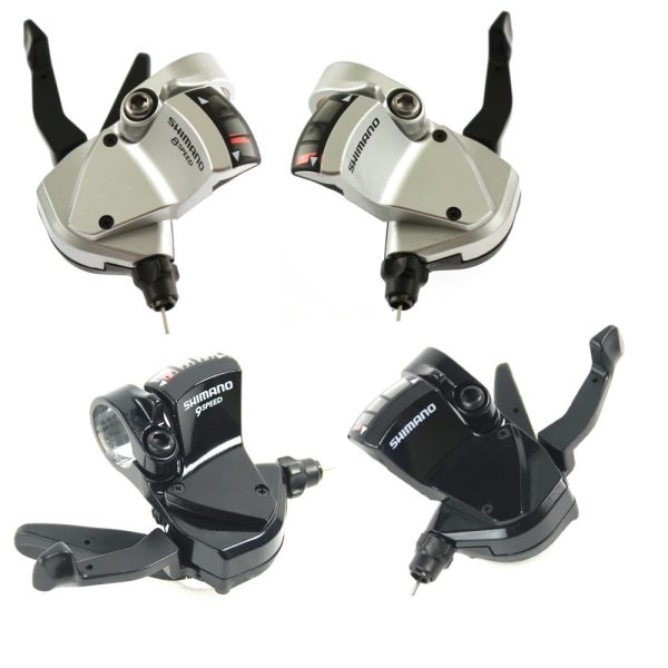 RUČICA MJENJAČA SHIMANO TIAGRA SL-R441, LIJEVA 2/3 BRZINE, ZA FLAT CESTOVNI VOLAN, SAJLA MJENJAČA 1800MM, OGD, SREBRNA, BULK