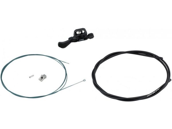 RUČICA CIJEVI SJEDALA SEATPOST LEVER SHIMANO SL-MT500-IL, LIJEVA, ZA ADJUSTABLE SEATPOST 1800MM INNER, DIRECT ATTACH TO BL(I-SPEC EV), 1500MM SP41 SEALED CRN BUŽIR, IND.PACK - Slika 2