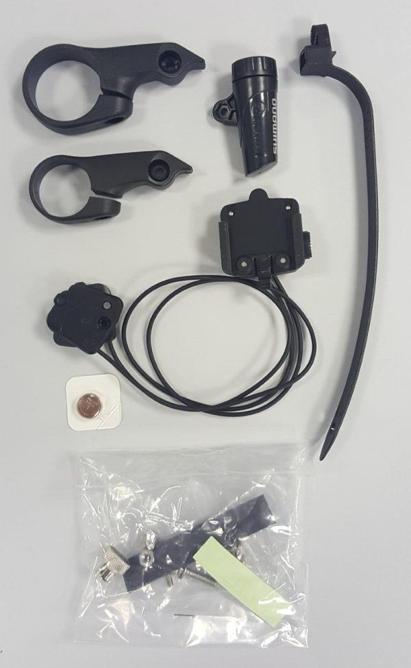 MONTAŽNI KIT SHIMANO SM-6501-A ZA CIKLOKOMPJUTER, ZA ST-7700C,6510,5510,4400, 3300,R600,R500, SA OBUJMICOM ZA VOLAN 31.8MM I 25.4MM, MEET ROHS, IND.PACK