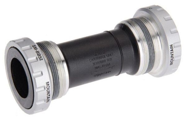 DIJELOVI OSOVINE POGONA SHIMANO SM-BB52, DESNI I LIJEVI ADAPTER (BSA), BEARING, INNER COVER, BULK