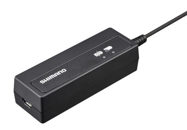 PUNJAČ BATERIJE SHIMANO SM-BCR2, ZA SM-BTR2, UKLJUČUJE KABEL ZA PUNJENJE USB, BULK