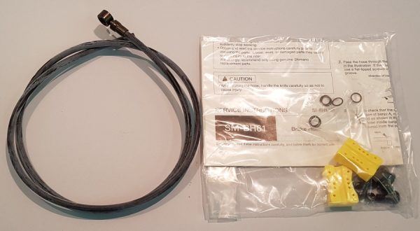 BUŽIR KOČNICE SHIMANO SM-BH61 ZA BR-M555/C901, 900MM CRN, ZA REZANJE, ONE SIDE ASSEMBLED BANJO 90 STUPNJEVA CONNECT TIP TO BL, UKLJ. Y8H198010, Y8H098010, TL-BH61, IND.PACK