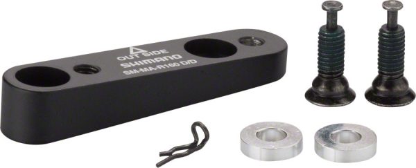ADAPTER ZA DISK KOČNICU SHIMANO SM-MA-R160D/D, ROAD, VIJAK X 2, SNAP RETAINER X 1, PODLOŠKA X 2, IND.PACK