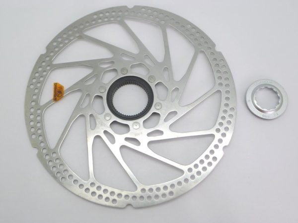 ROTOR ZA DISK KOČNICU SHIMANO DEORE SM-RT53-L, 203MM, CENTER LOCK, SA ZAKLJUČNIM PRSTENOM, SAMO ZA RESIN PLOČICELY, BULK